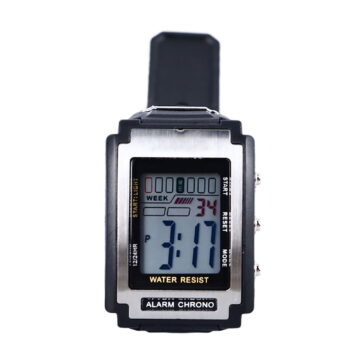 BIMZUC Sport Electronic Watch Waterproof Luminous Large Screen Vintage Style Stainless Steel Digital Watch for Business and Daily Wear Fits All Wrist Sizes