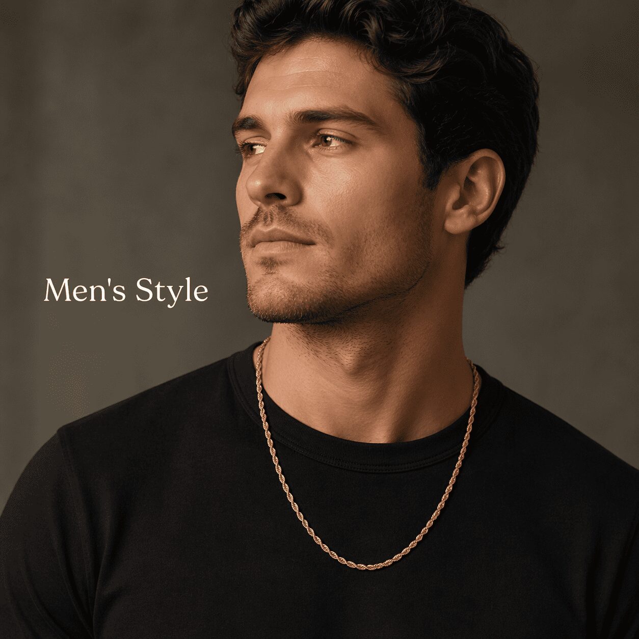 Bling Trax 14K Gold Filled Rope Chain Necklace, Cadena de Oro 3.8mm Diamond Cut Gold Chain for Men and Women, 24 Inch - Image 3