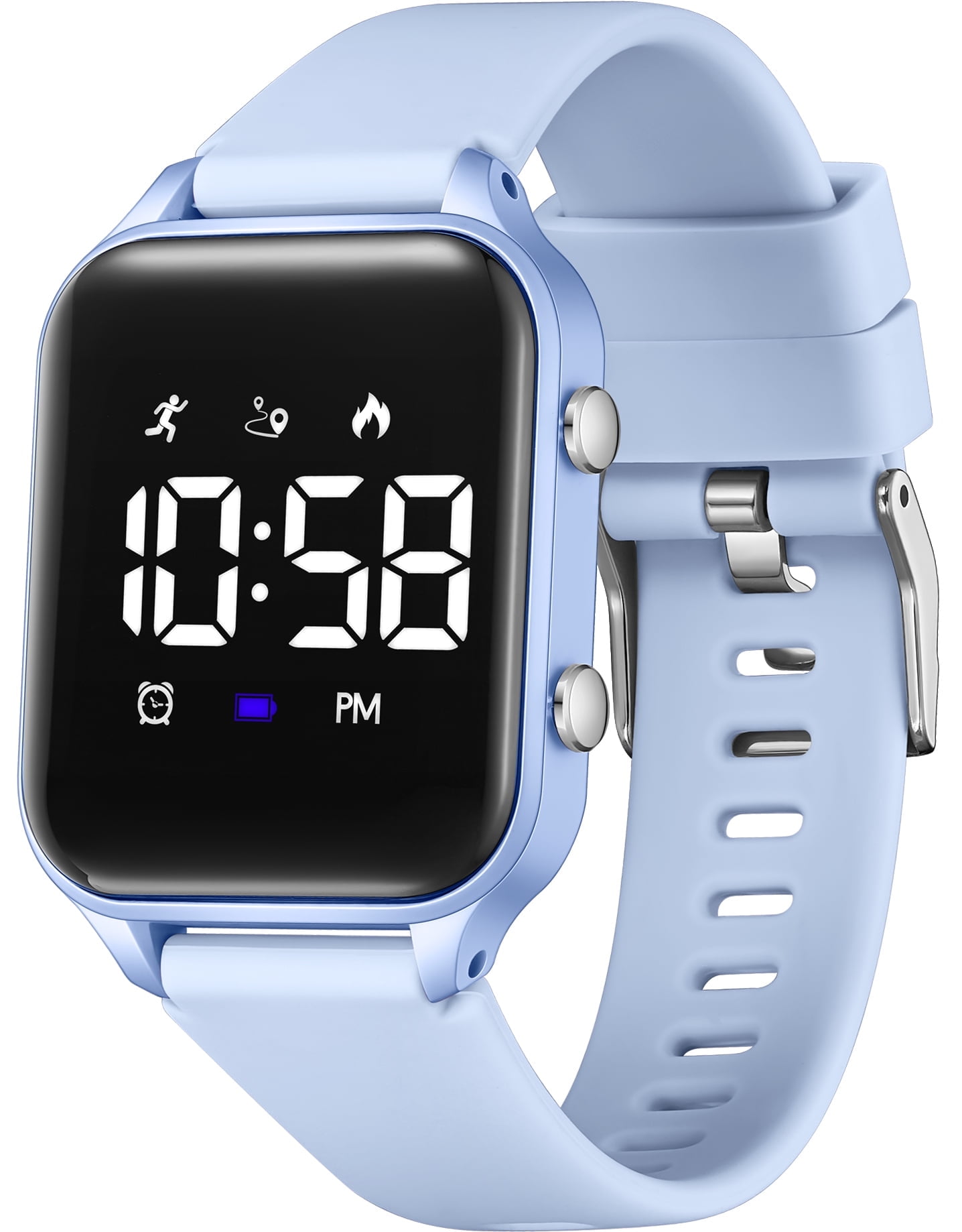 Bomieux Kids Watches Digital Sport Watch with Pedometer Stopwatch Vibration Alarm Watch for Boys Girls Birthday Christmas Gifts for Kids