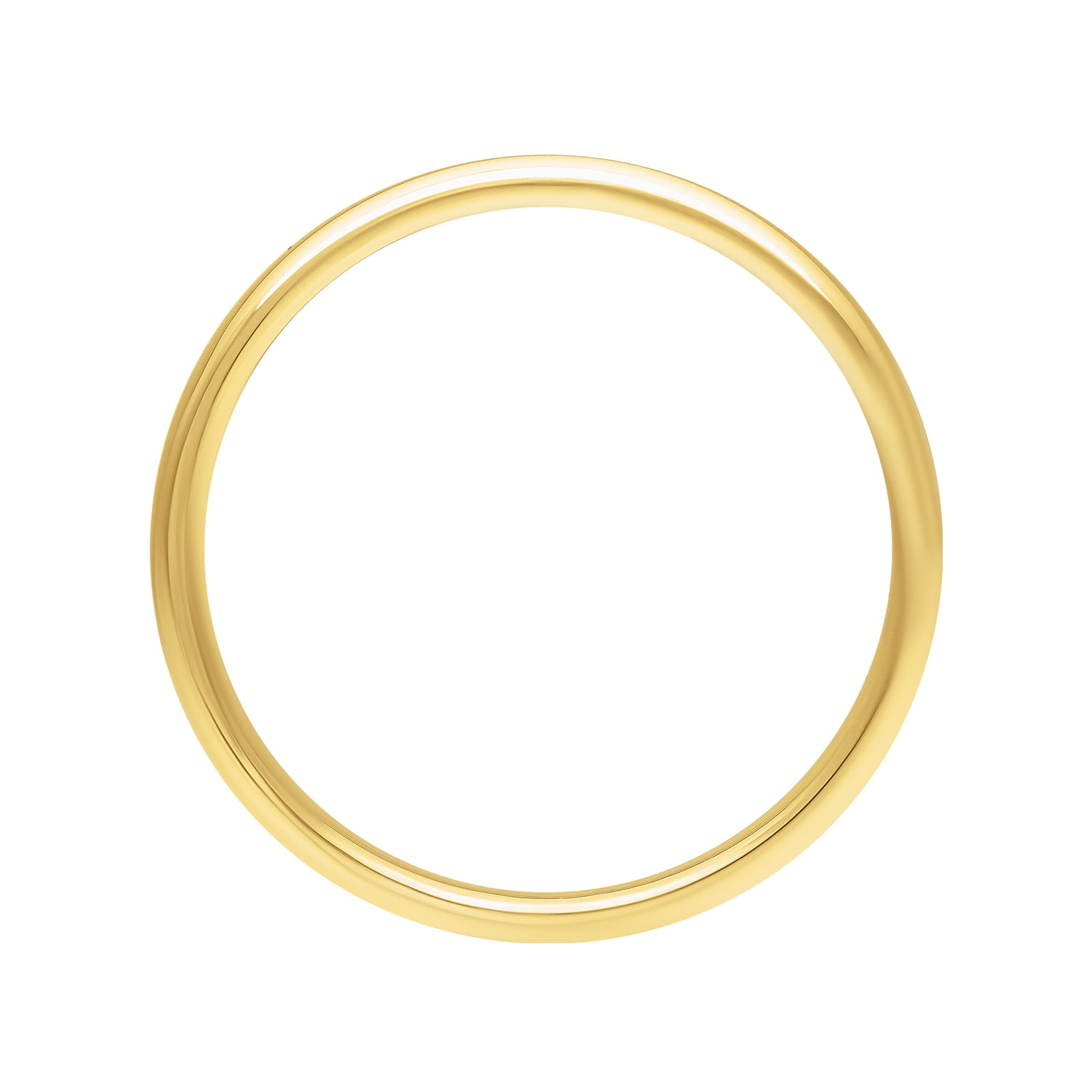 Brilliance Fine Jewelry 4mm 18KT Yellow Gold over 925 Sterling Silver Comfort Fit Men's Wedding Band - Image 5