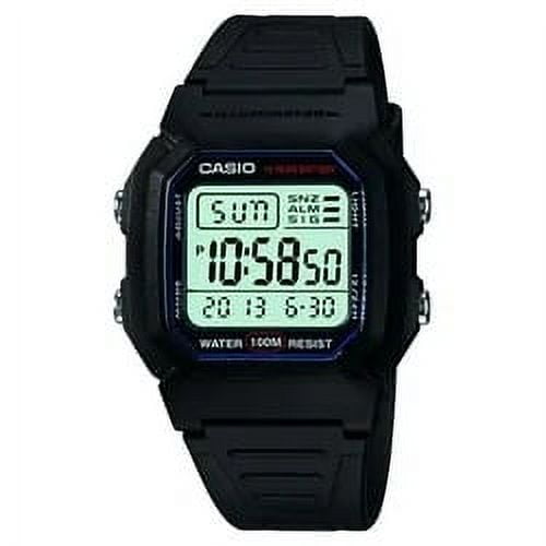Casio Adult Men's Classic Digital Sport Watch with Resin Band W800H-1AV - Image 5