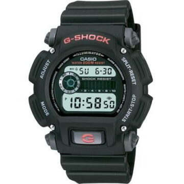 Casio Adult Men's G-Shock Rubber Strap Band Wristwatch, Gray, DW9052-1V