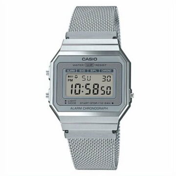 Casio Men's 26mm Classic Stainless Steel Wristwatch, White