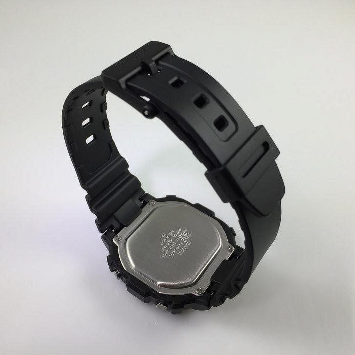 Casio Men's Digital Illuminator Sport Watch, Black Resin F108WH-1ACF - Image 2