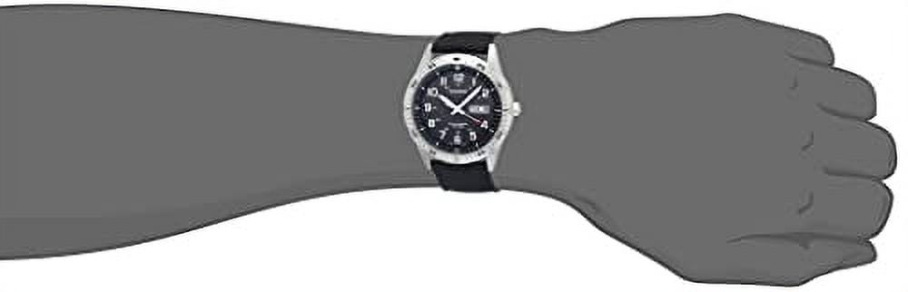 Casio Men's Solar Powered Analog Watch, Black Nylon Strap - Image 3