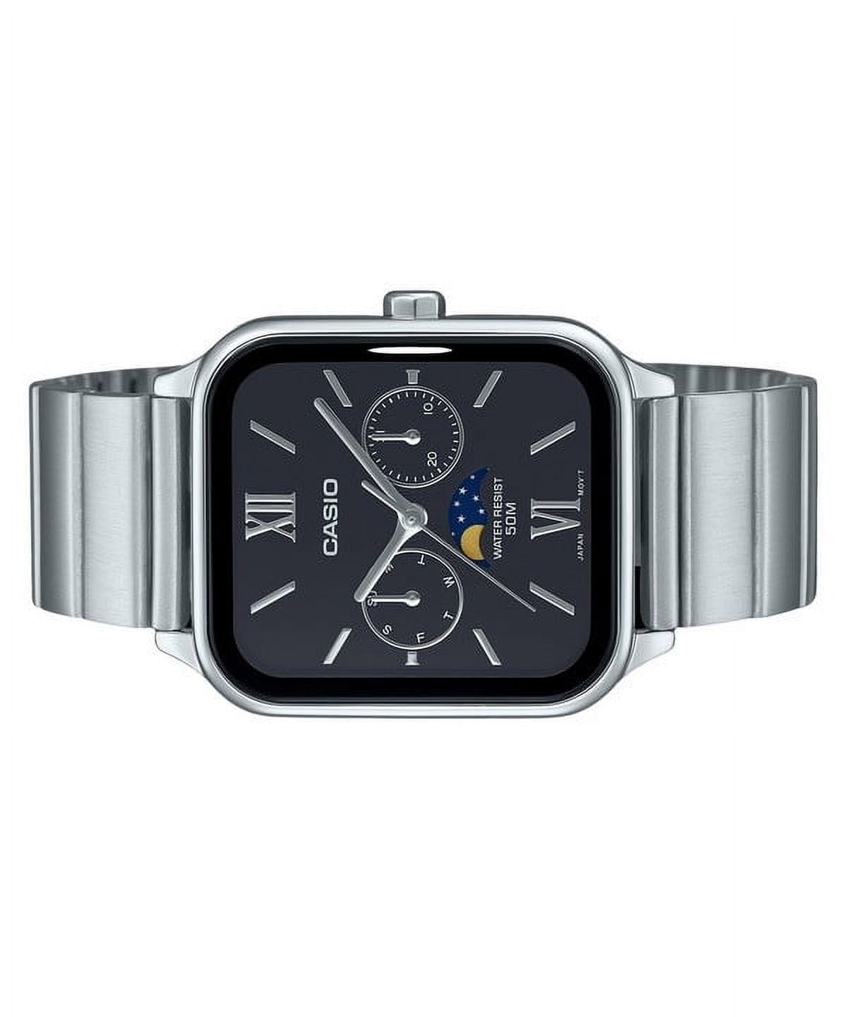 Casio Men’s Stainless Steel Black Dial Analog Watch - MTP-M305D-1A2VDF - Image 2