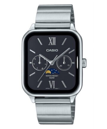 Casio Men’s Stainless Steel Black Dial Analog Watch - MTP-M305D-1A2VDF
