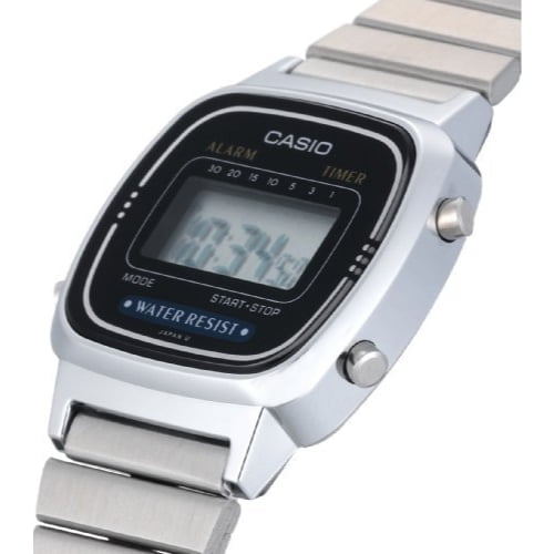 Casio Women's Classic Stainless Steel Digital Watch LA670WA-1 - Image 4