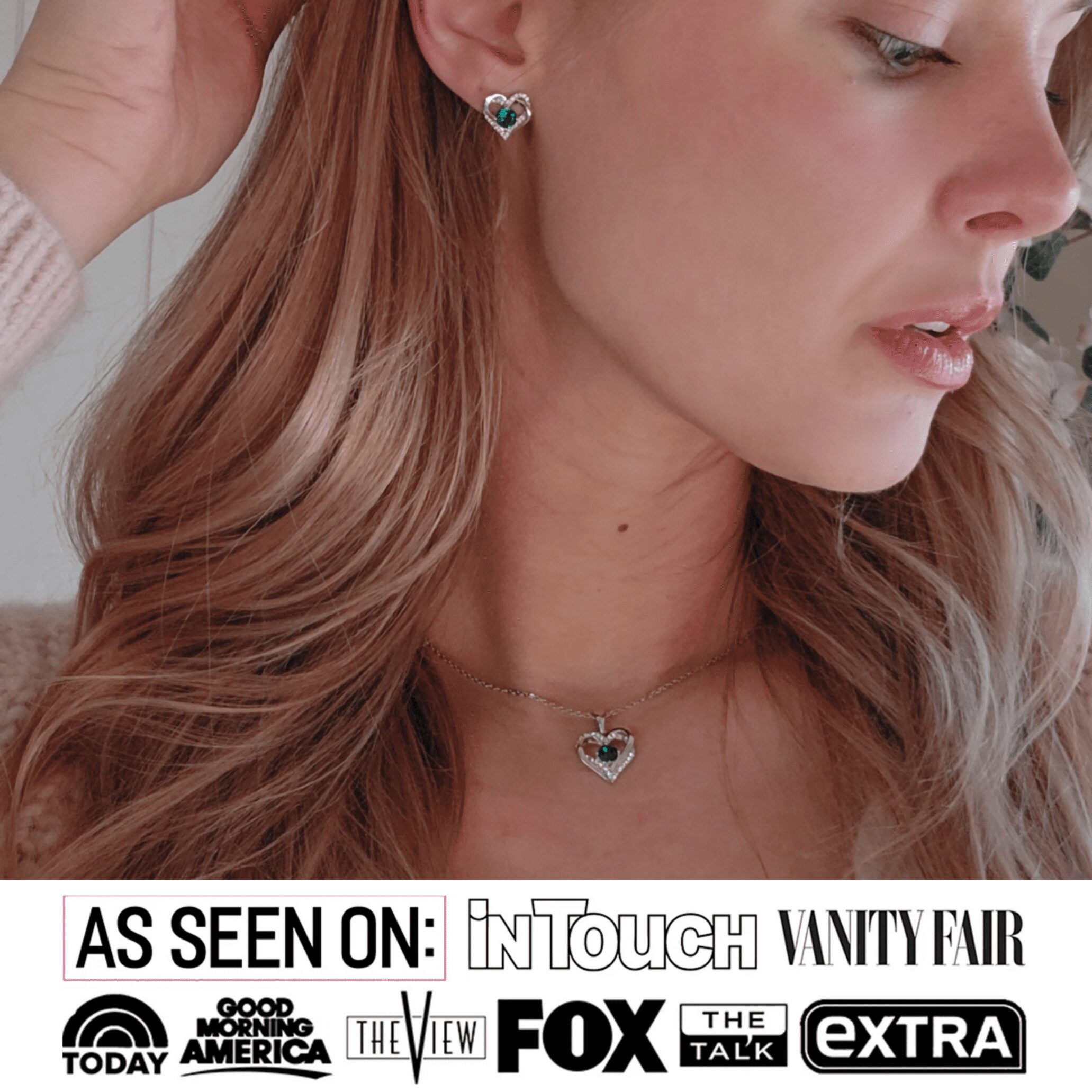Cate & Chloe Forever January Birthstone 18k White Gold Plated Women Jewelry Set, Swarovski Crystals - Image 5