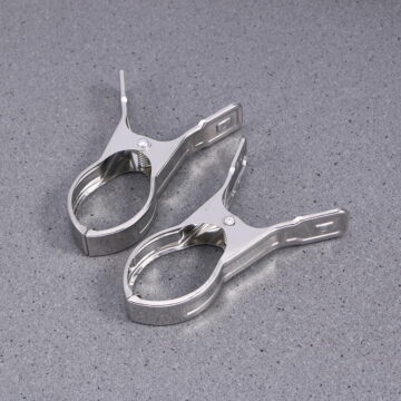 CIMAXIC Windproof Outdoor Use Quilt Drying Clothes Clip Stainless Steel 2PC