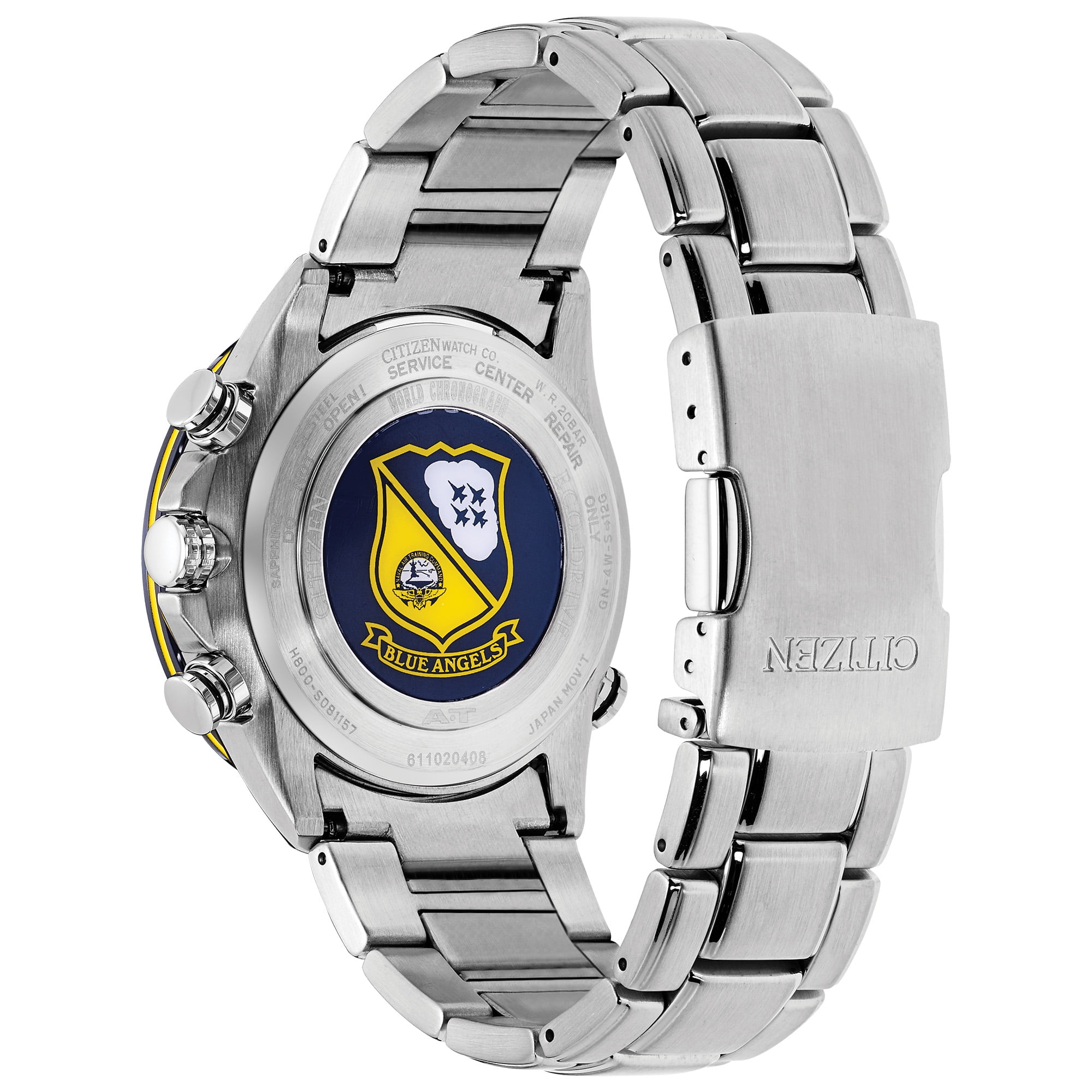 Citizen Men's Eco-Drive Blue Angels World Chronograph A-T Watch AT8020-54L - Image 2