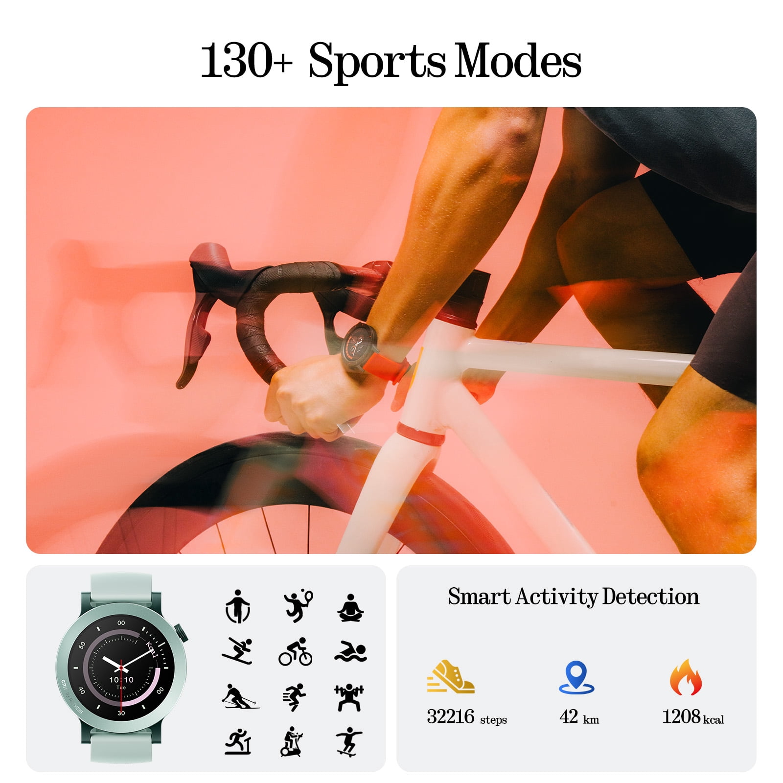 CMF Watch 3 Pro Smartwatch 1.43” AMOLED, Bluetooth Calls, 13-Day Battery, ChatGPT Integrated, IP68 Waterproof, 130+ Sports Modes, Dark Grey - Image 3