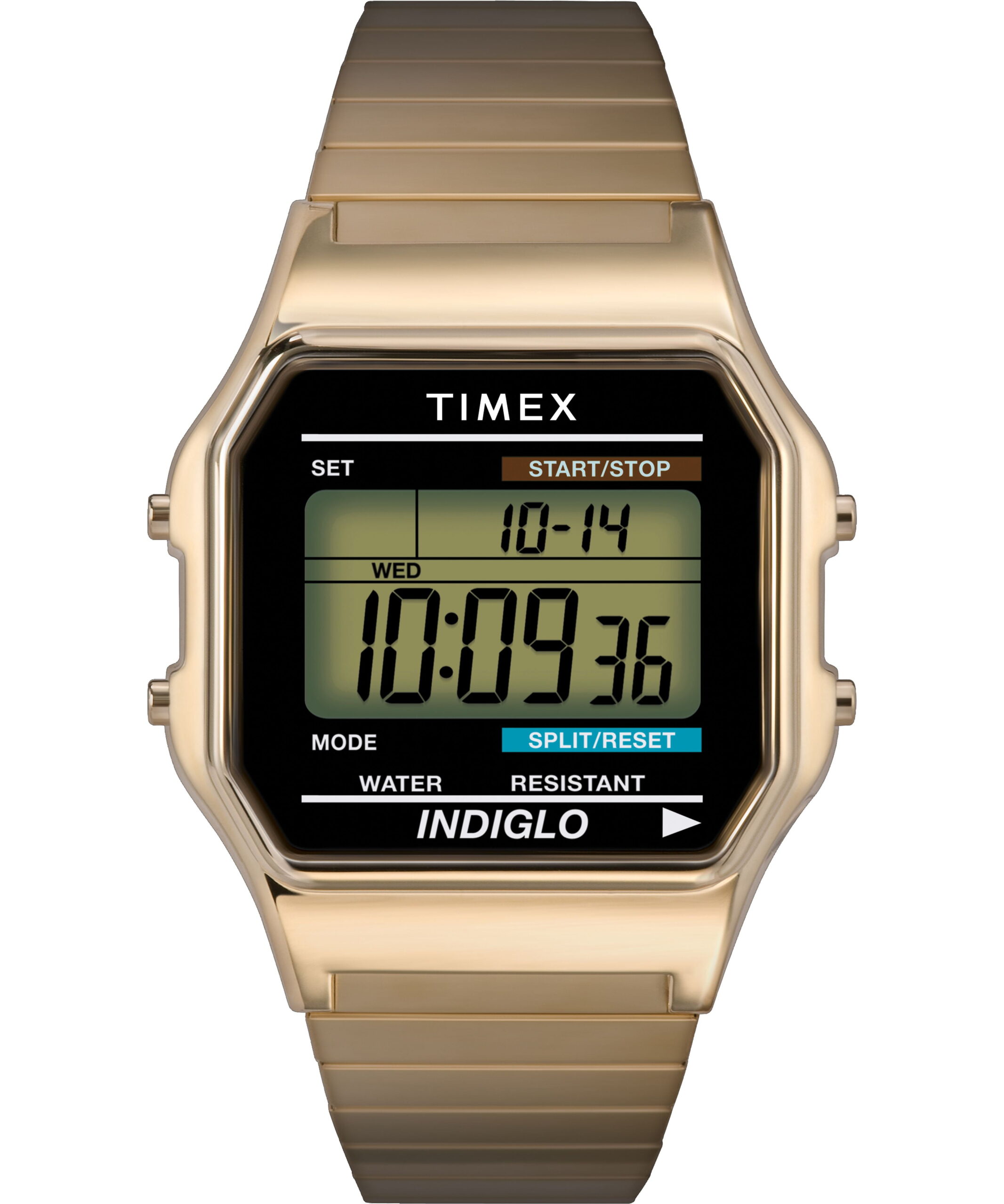 Timex Men's Digital Expansion Band Wristwatch, Silver and Black - Image 5