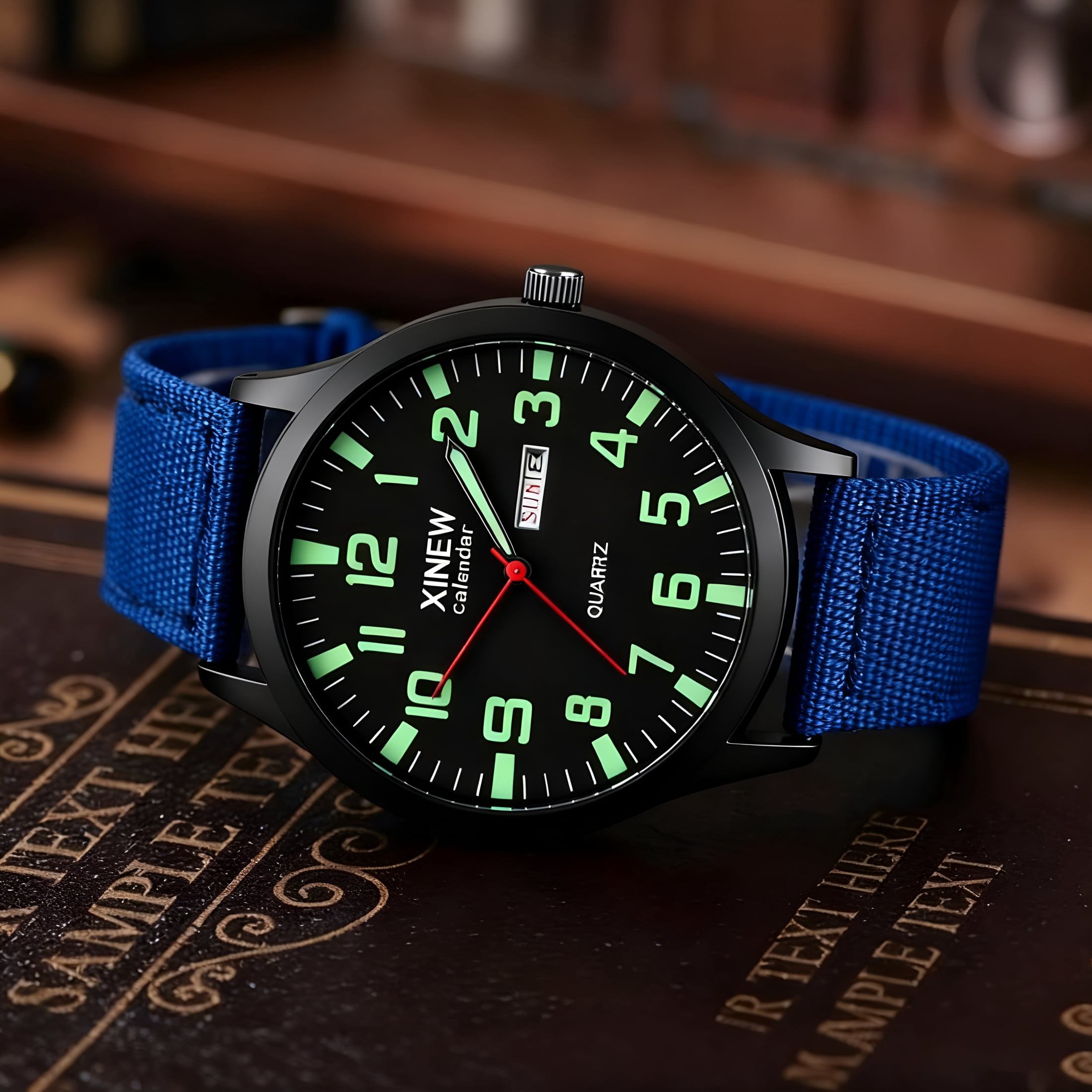 DESIGNICE 2026 New Watches for Men, Classic Nylon Strap Analog Watch, Accurate Quartz Movement Comfortable Wear Men'S Watches,For Business,Casual,Sports - Image 3