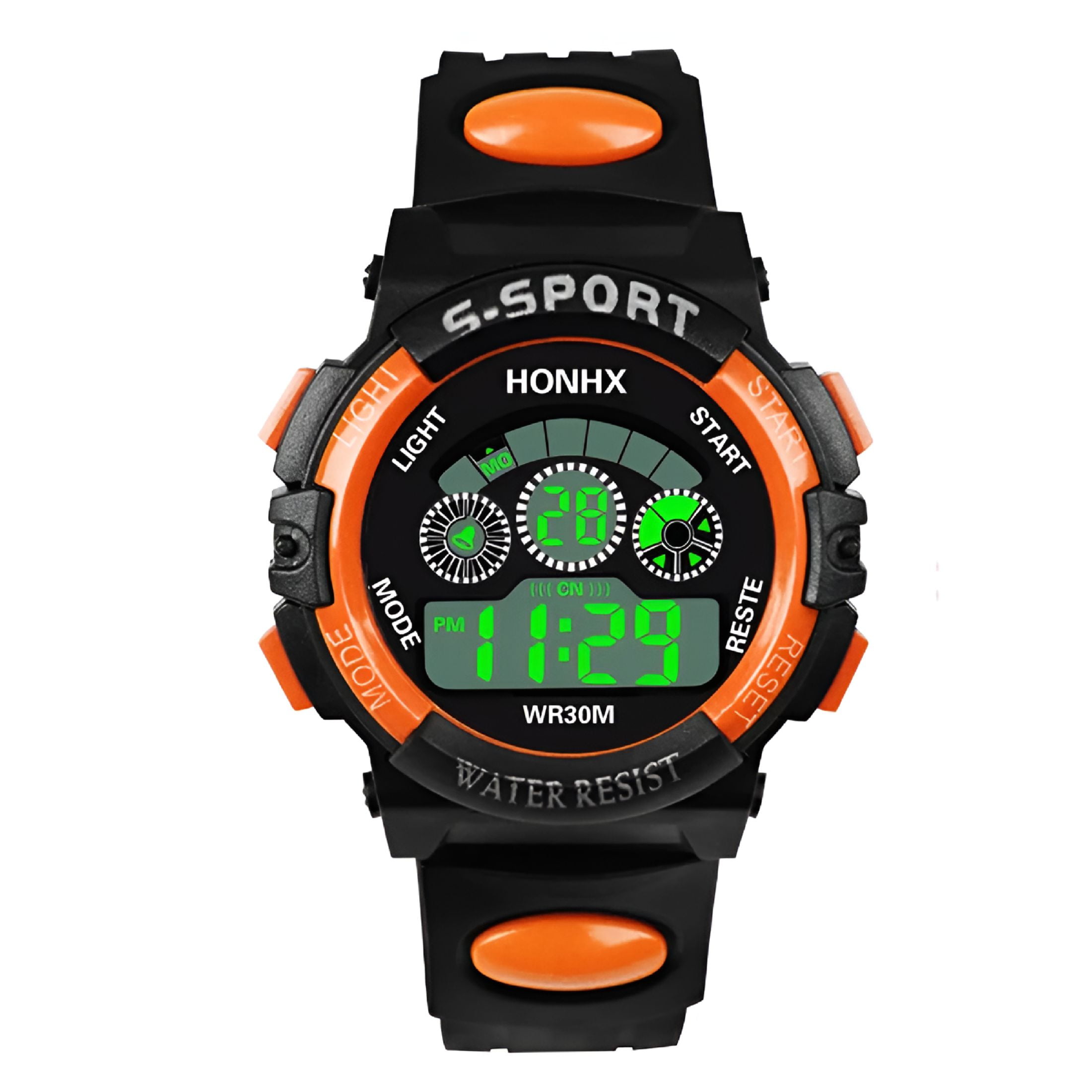 DESIGNICE Electronic Watch Men Luminous Analog Digital Sport Watch Luxury Wrist Men'S Watch