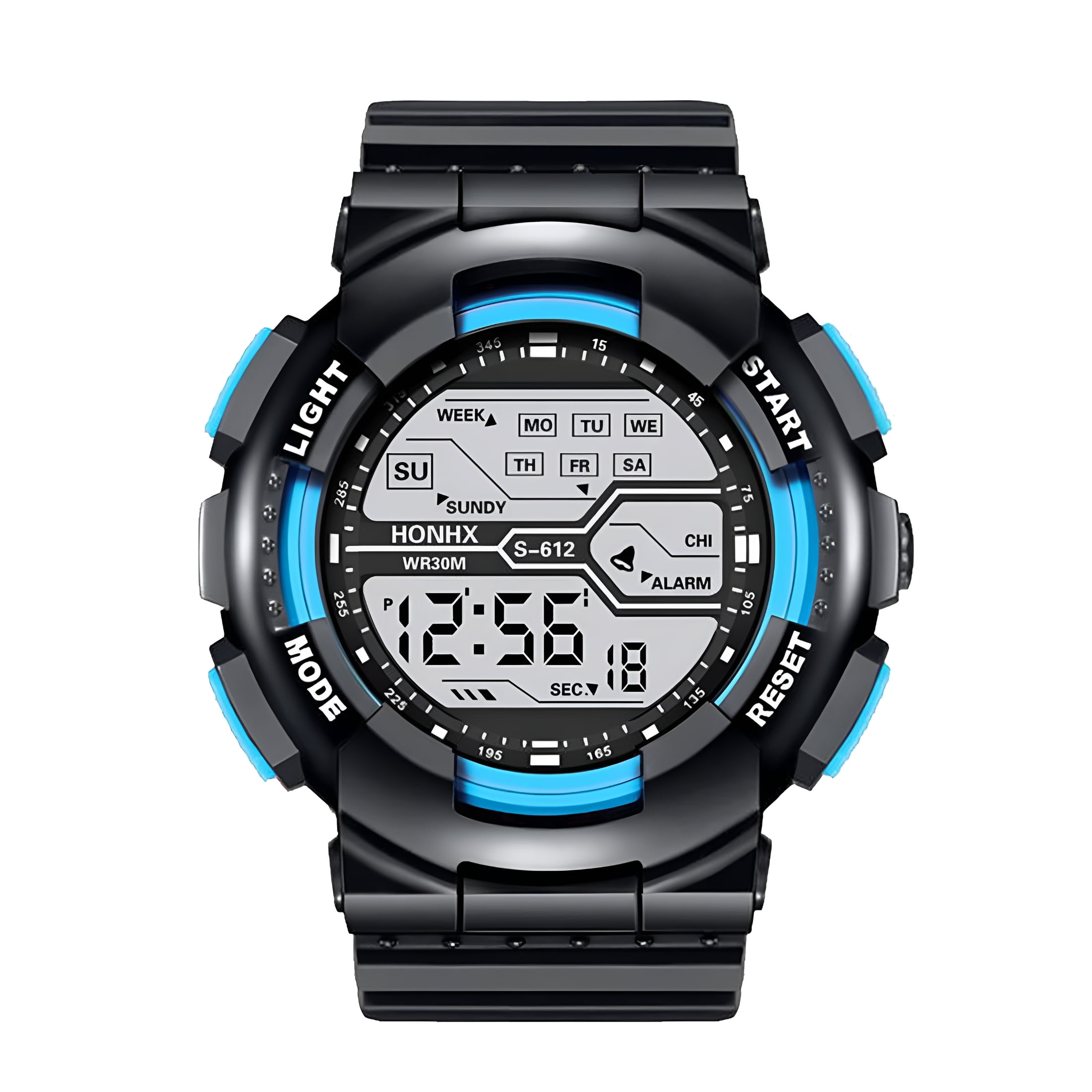 DESIGNICE Luxury Men's Digital LED Watch, Date Sport Outdoor Electronic Watch