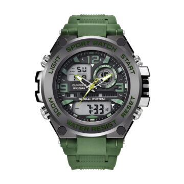 DESIGNICE Men's Watch 50M Wristwatch Led Quartz Sport Watch,Sport Watches for Men