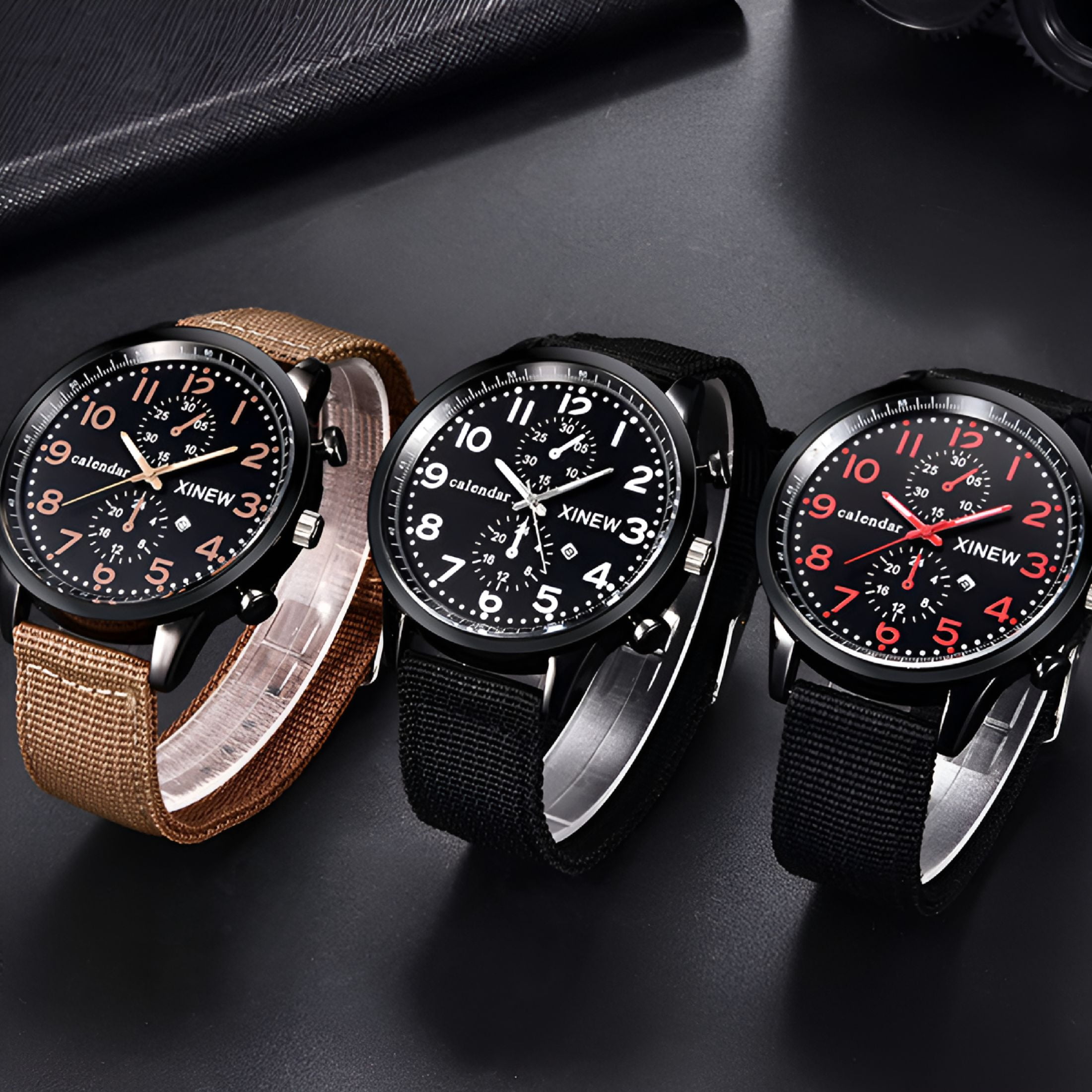DESIGNICE Men's Watch Men's Fashion Sports Quartz Watches Luxury Male Quartz Wrist Watches,Wrist Watches for Man,Mens Luxury Watches,Sport Watches for Men - Image 4