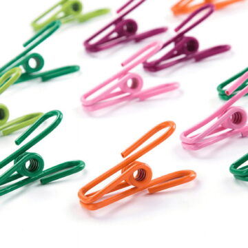 EIMELI 10PCS Utility Clips Multi Purpose Pegs Pins For Sealing Paper, Clothesline, Bag, Steel Wire, Clothes For Office Stationery And Home Laundry Use