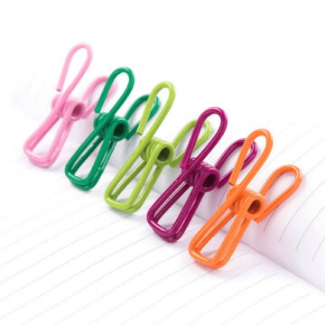 EIMELI 10PCS Multi Purpose Pegs Pins Utility Clips For Sealing Paper, Clothesline, Bag, Steel Wire, Clothes For Office Stationery And Home Laundry Student Use
