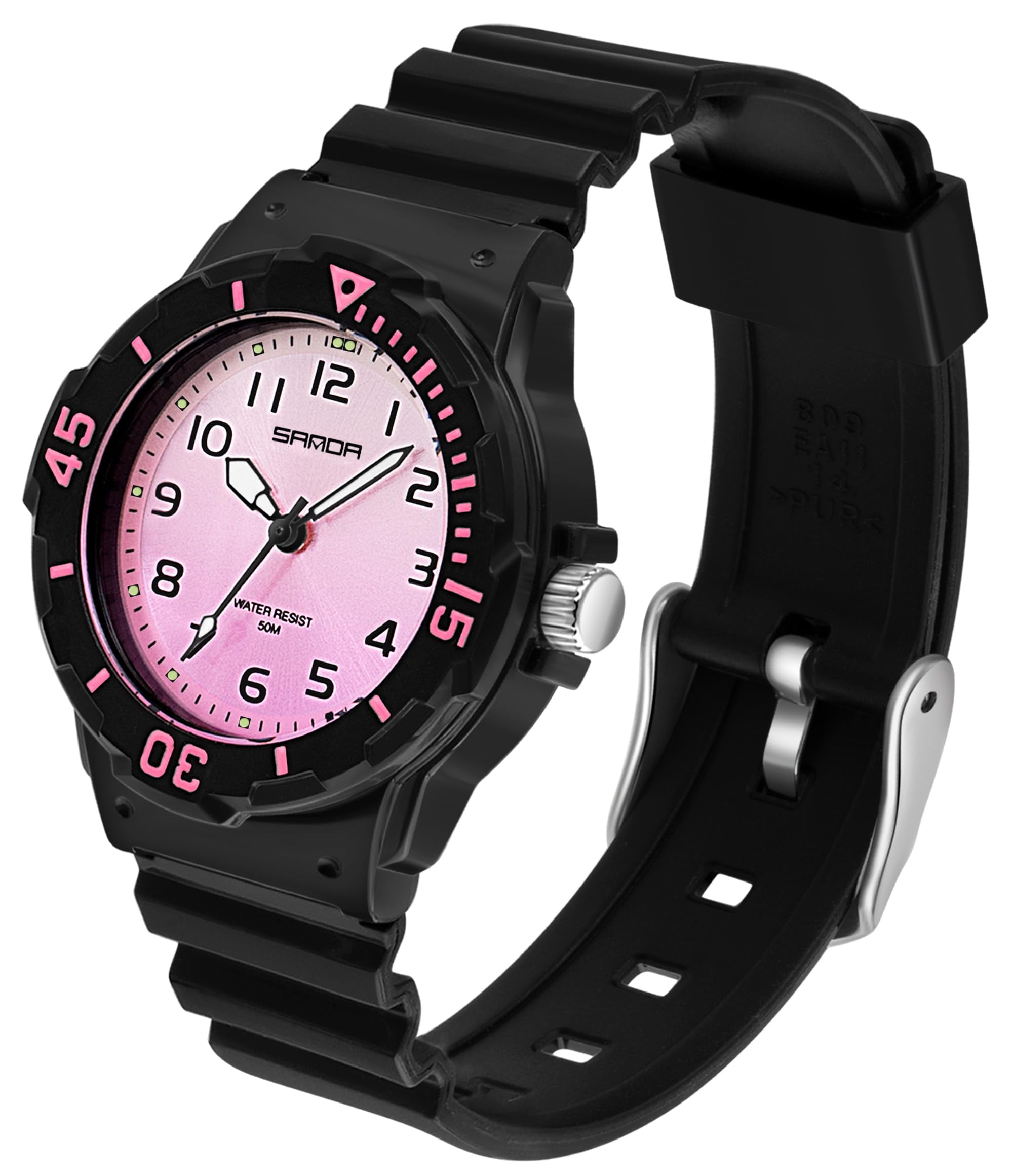 Findtime Women's Wrist Watches Nurse Watches with Second Hand for Women Waterproof Easy Read Dial Minimalist Basic Watch Luminous Nursing Watch for Women Gold Black Green White Pink