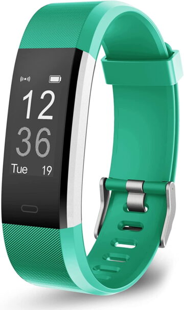 Fitness Tracker with Step Counter /Calories /Stopwatch, Activity Tracker with Heart Rate Monitor,IP65,Health Tracker with Sleep Tracker,Smartwatch,Pedometer Watch for Women Men Kids