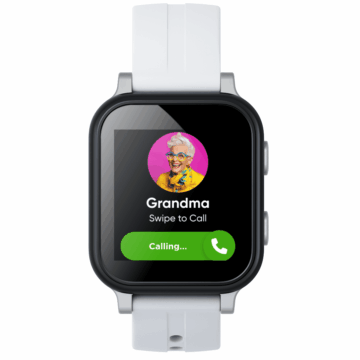Gabb Watch 3e Smart Watch for Kids with GPS Tracker, Unlimited Call and Text, Parental Controls, Monthly Subscription, Silver