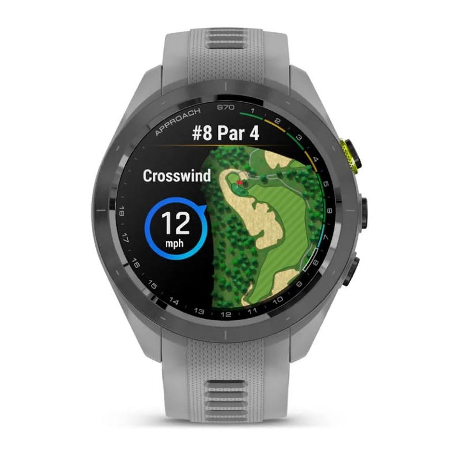 Garmin Approach S70, 42mm, Premium GPS Golf Watch, Powder Gray - Image 2