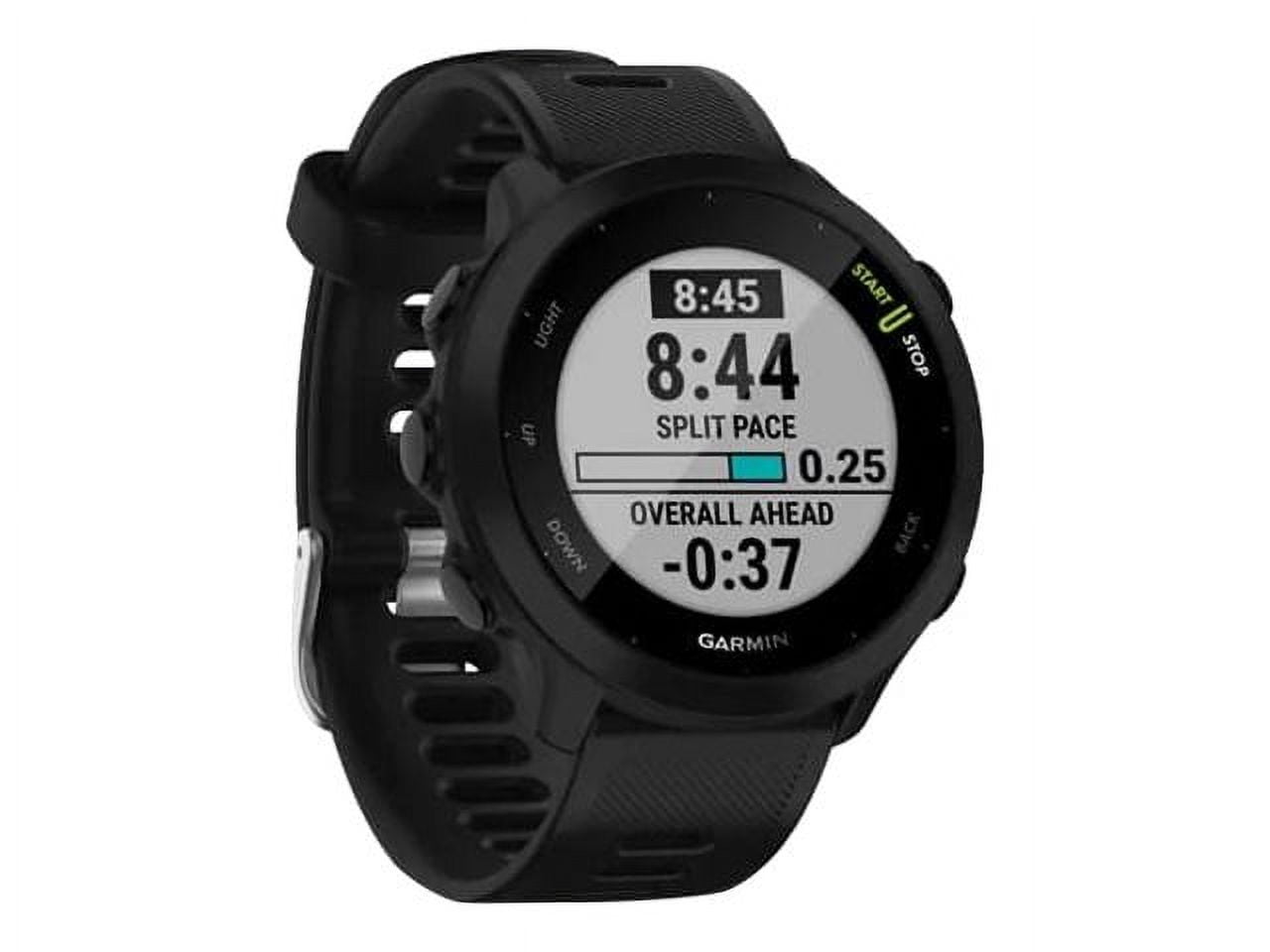 GARMIN Forerunner 55 GPS Black Plastic Case, up to 2 Weeks of Battery Life, 1 Pack - Image 2
