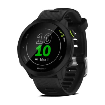 GARMIN Forerunner 55 GPS Black Plastic Case, up to 2 Weeks of Battery Life, 1 Pack