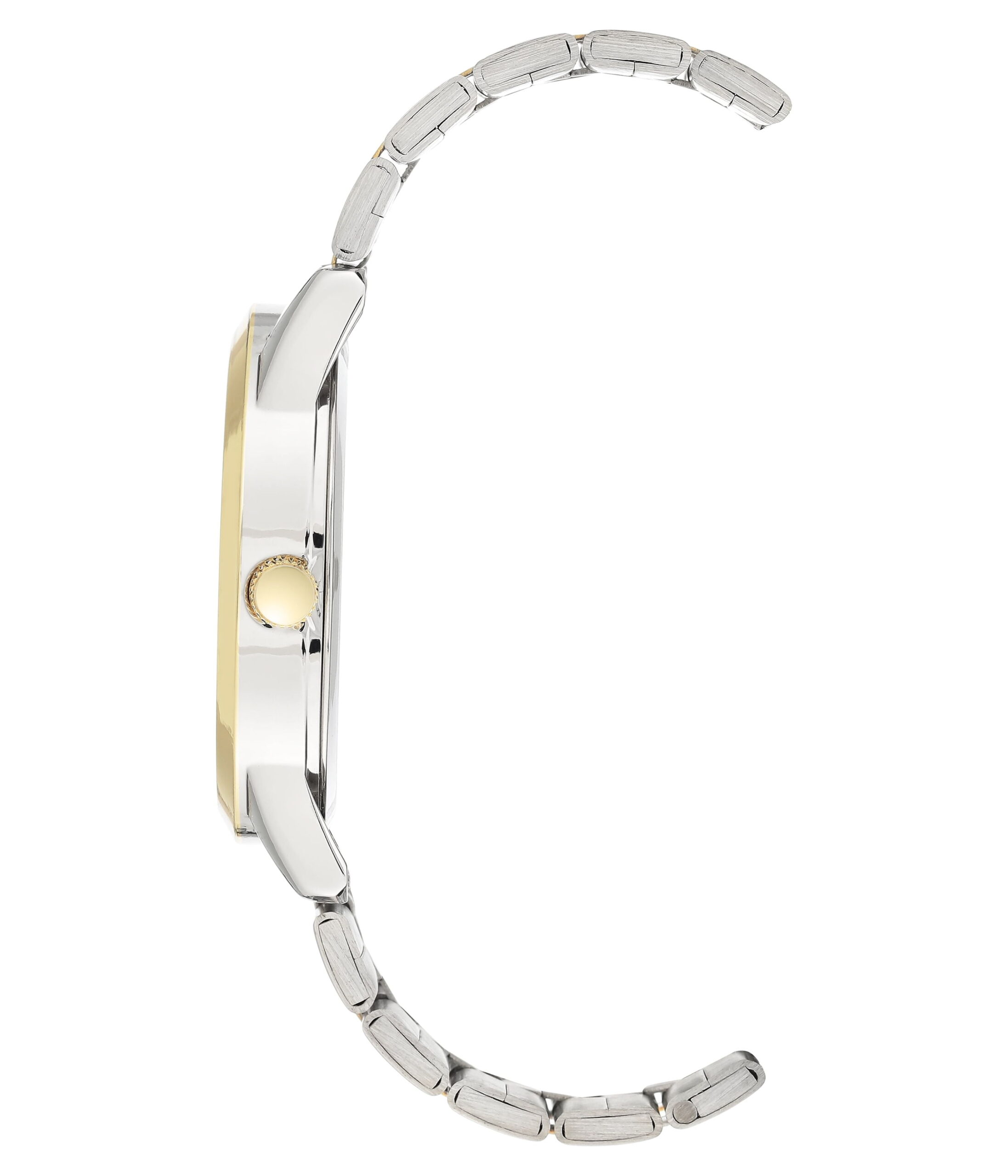George Men's Casual Watch with Champagne Dial and Two Tone Metal Bracelet - Image 3