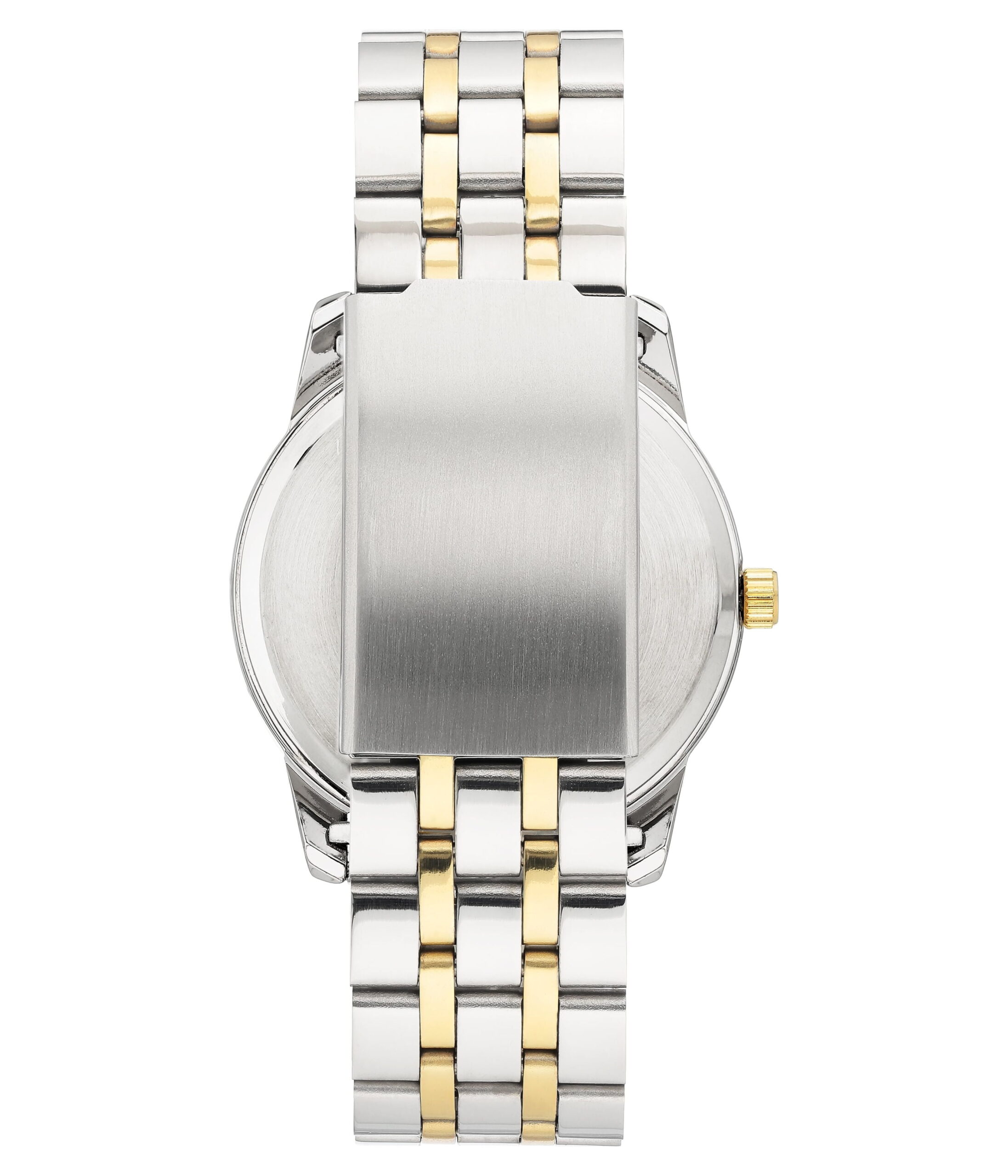 George Men's Casual Watch with Champagne Dial and Two Tone Metal Bracelet - Image 4