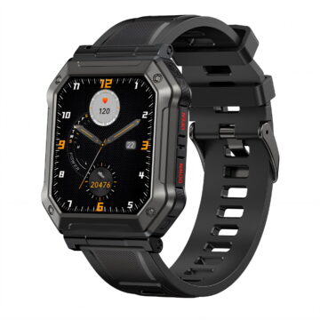 GJX 2026 New Smart Watch 1.91-Inch Screen Fitness Watch Hd Colorful Fitness Tracker Watch Black for Fitness Tracking Workouts Health Monitoring Exercise