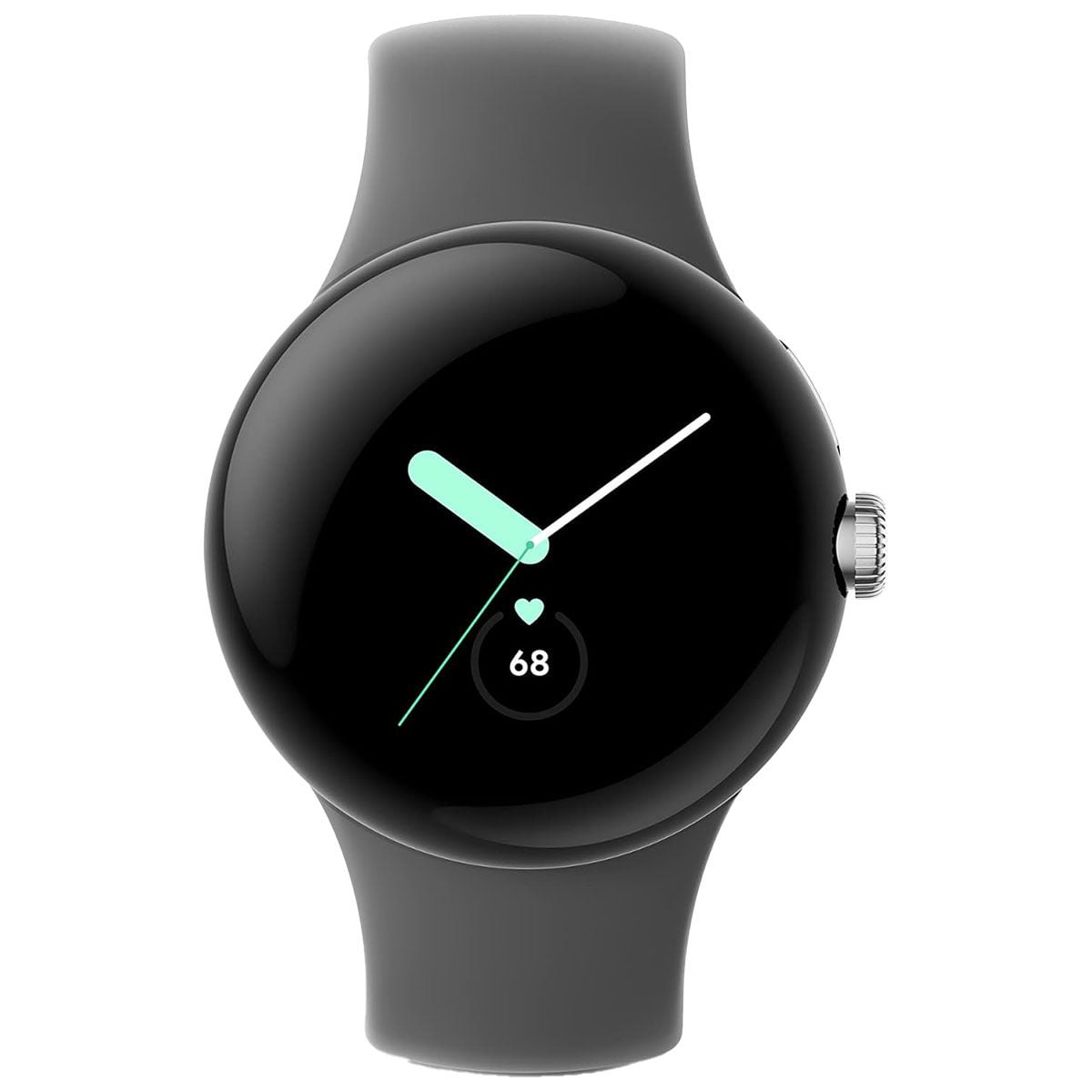 Google Pixel Watch (1st Gen) GWT9R (LTE + Wi-Fi) Silver Case/Charcoal Band 41mm - Image 5