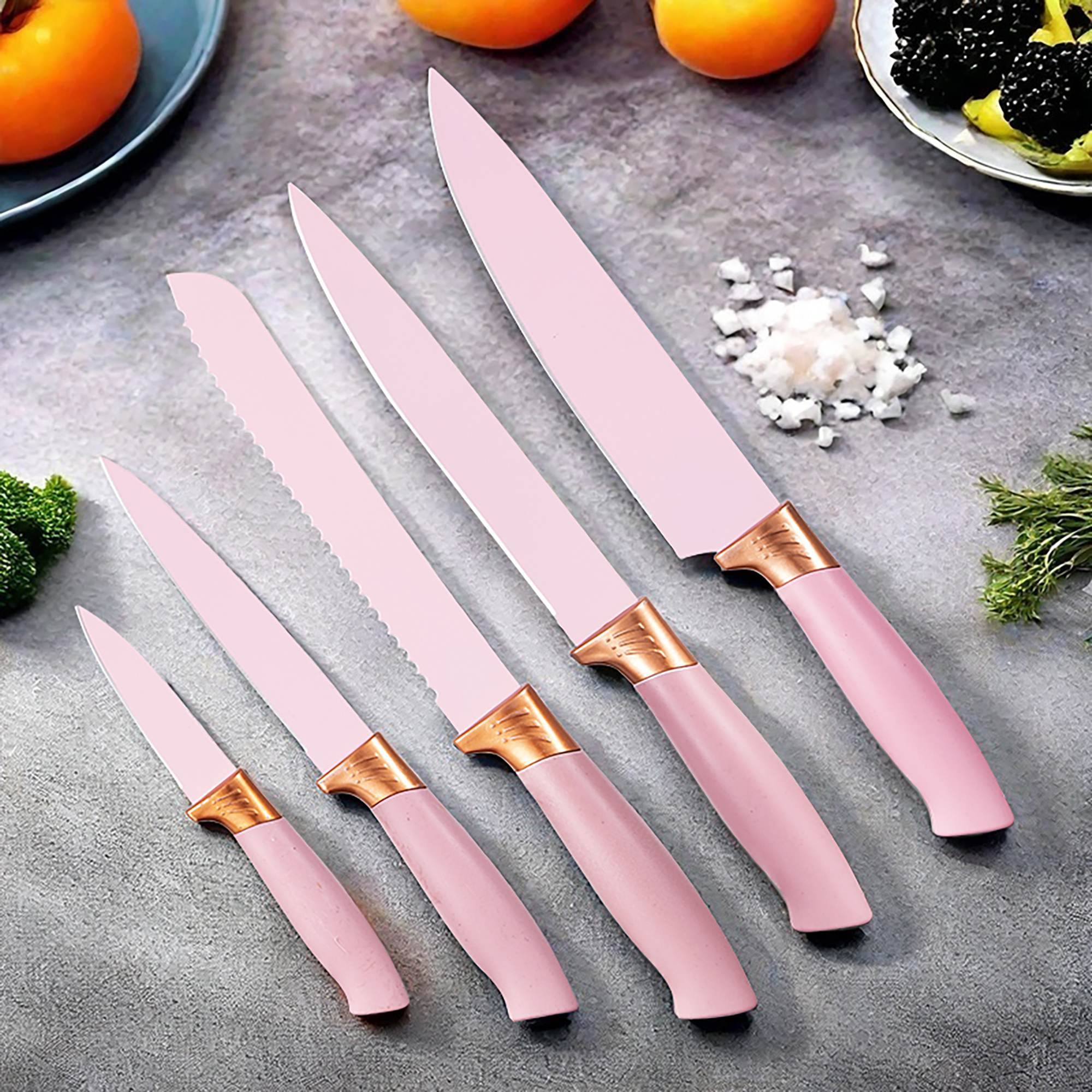 HEESEM 19pcs Silicone Kitchen Utensil Set, Heat-Resistant Non-Stick Easy Cooking Cleaning Home Pink - Image 5