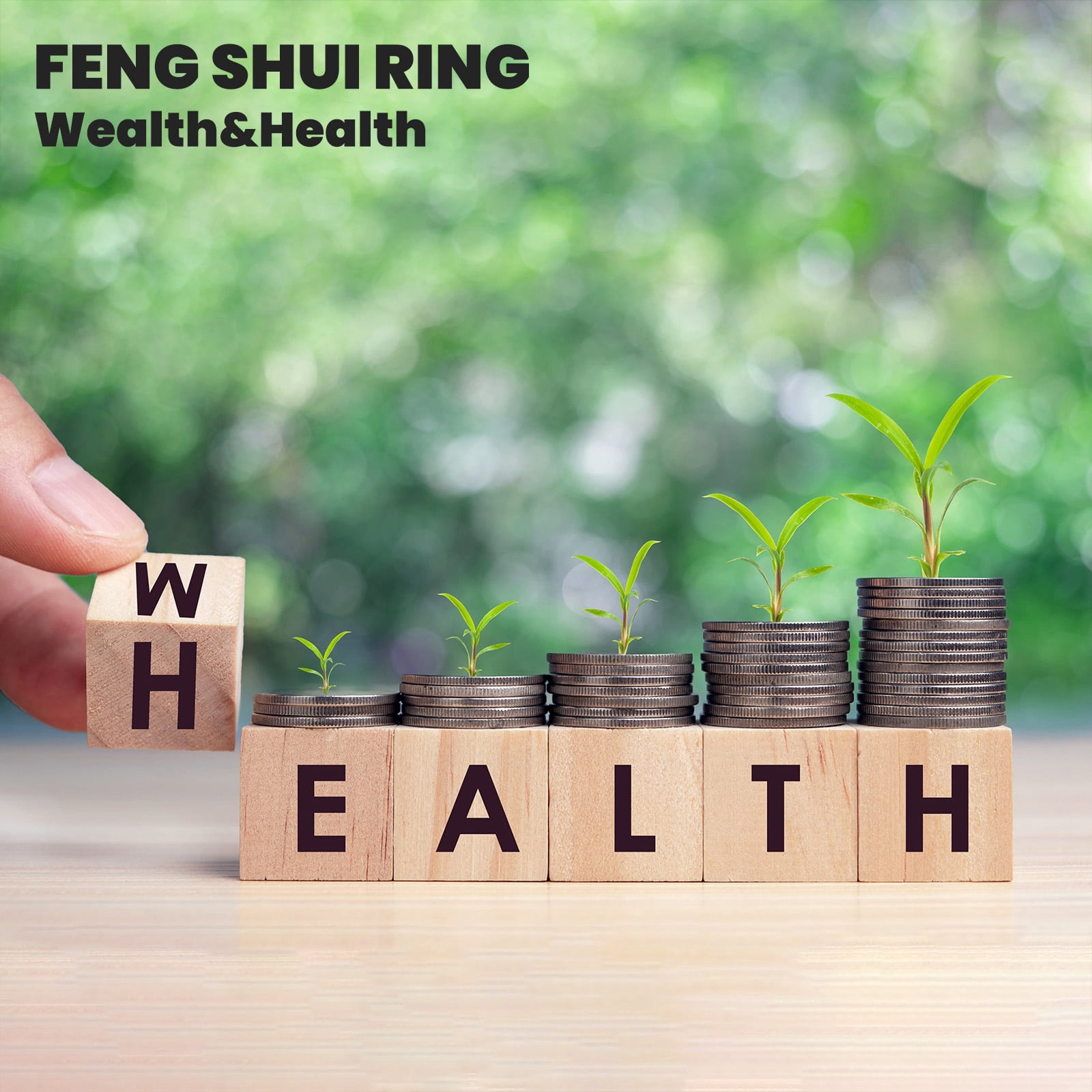 HETICA Pixiu Feng Shui Ring for Men Women, Adjustable Wealth and Protection Good Luck Money Amulet, Fortune Wide Face Ring - Image 2