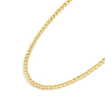 Jewelry Atelier Gold Chain Necklace Collection - 14K Solid Yellow Gold Filled Miami Cuban Curb Link Chain Necklaces for Women and Men with Different Sizes (2.7mm, 3.6mm, 4.5mm, or 5.5mm)