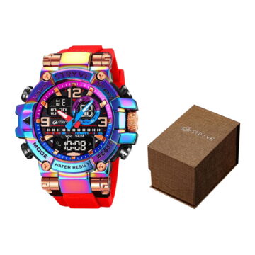 Jubipavy Sports Luminous Electronic Watch Multi-function Cool Watch