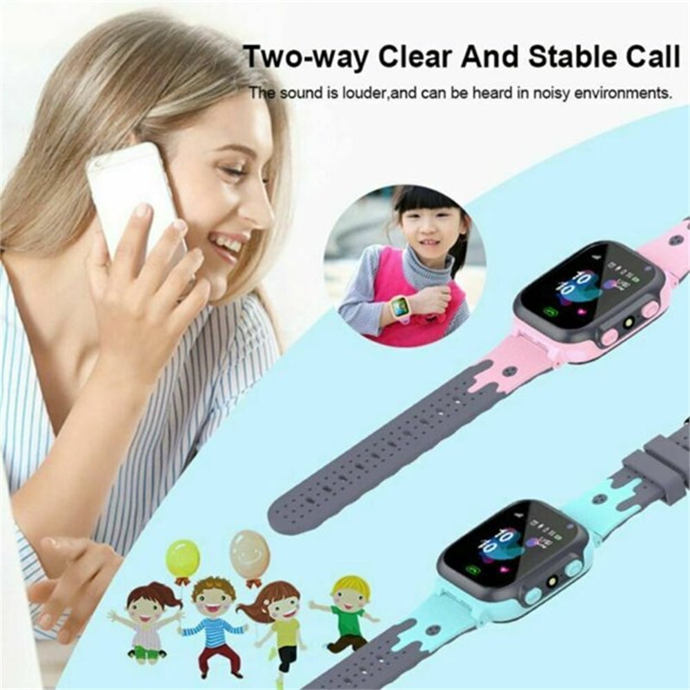 KEINXS Kids Smart Watch Waterproof with LBS Tracker Phone Smartwatch Touch Screen Sport Smartwatch with Voice Chat SOS Help Anti-Lost Calling Phone Watches for Girls Boys Children Teen Student - Image 4