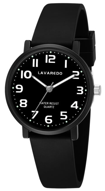 Kids Analog Watch Boys Girls Learning Time Watches with Silicone Band Luminous hands Waterproof Watches Gift for Kids