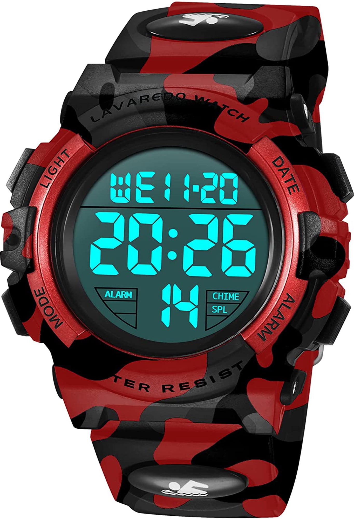 Kids Digital Sports Watch for Age 4-15 Waterproof Watches with Alarm Stopwatch Wrist Watches for Boys Girls Birthday Chriatmas Gift for Kids