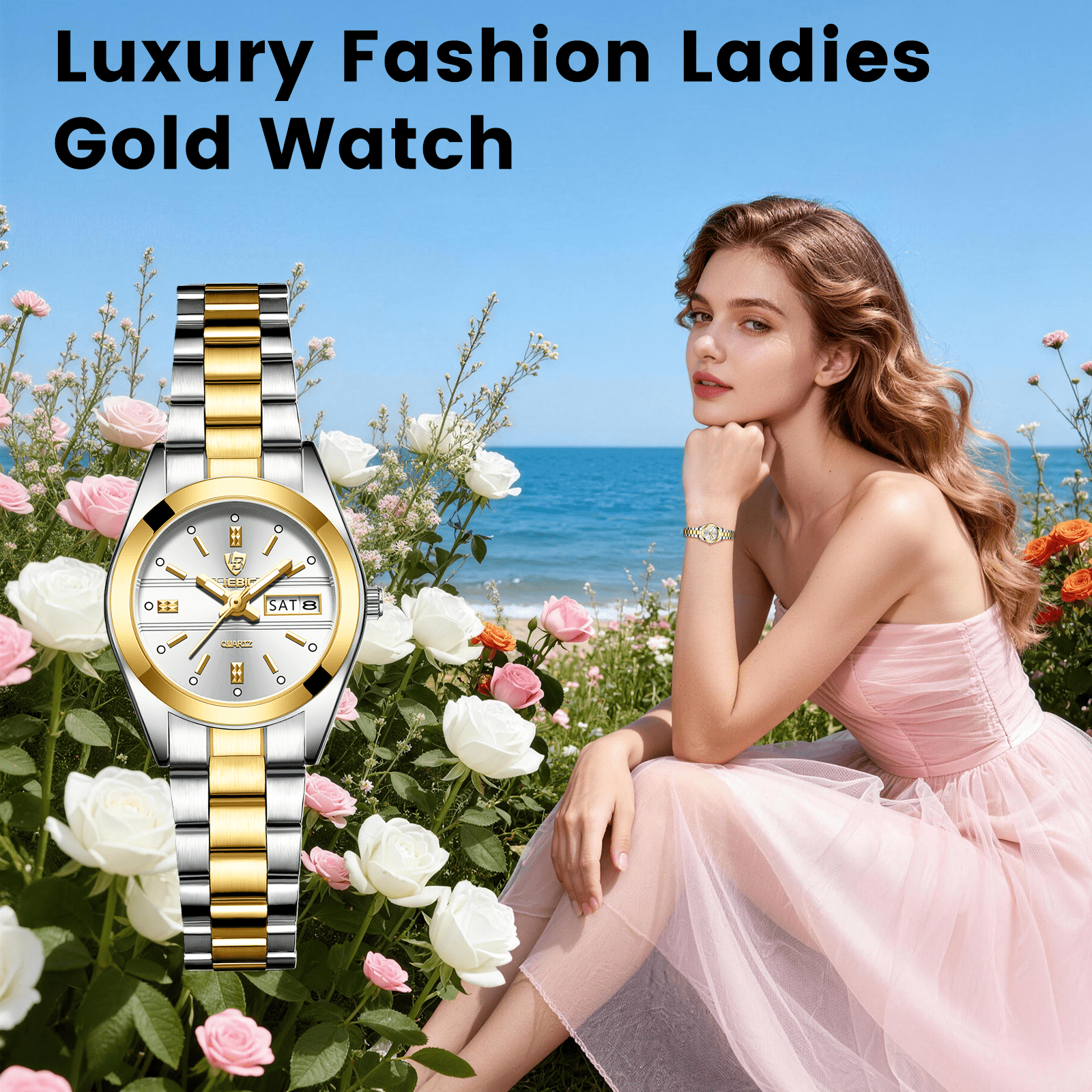 LIEBIG Women Watches Fashion Analog Quartz Waterproof Ladies Watch for Womens with Date - Image 5