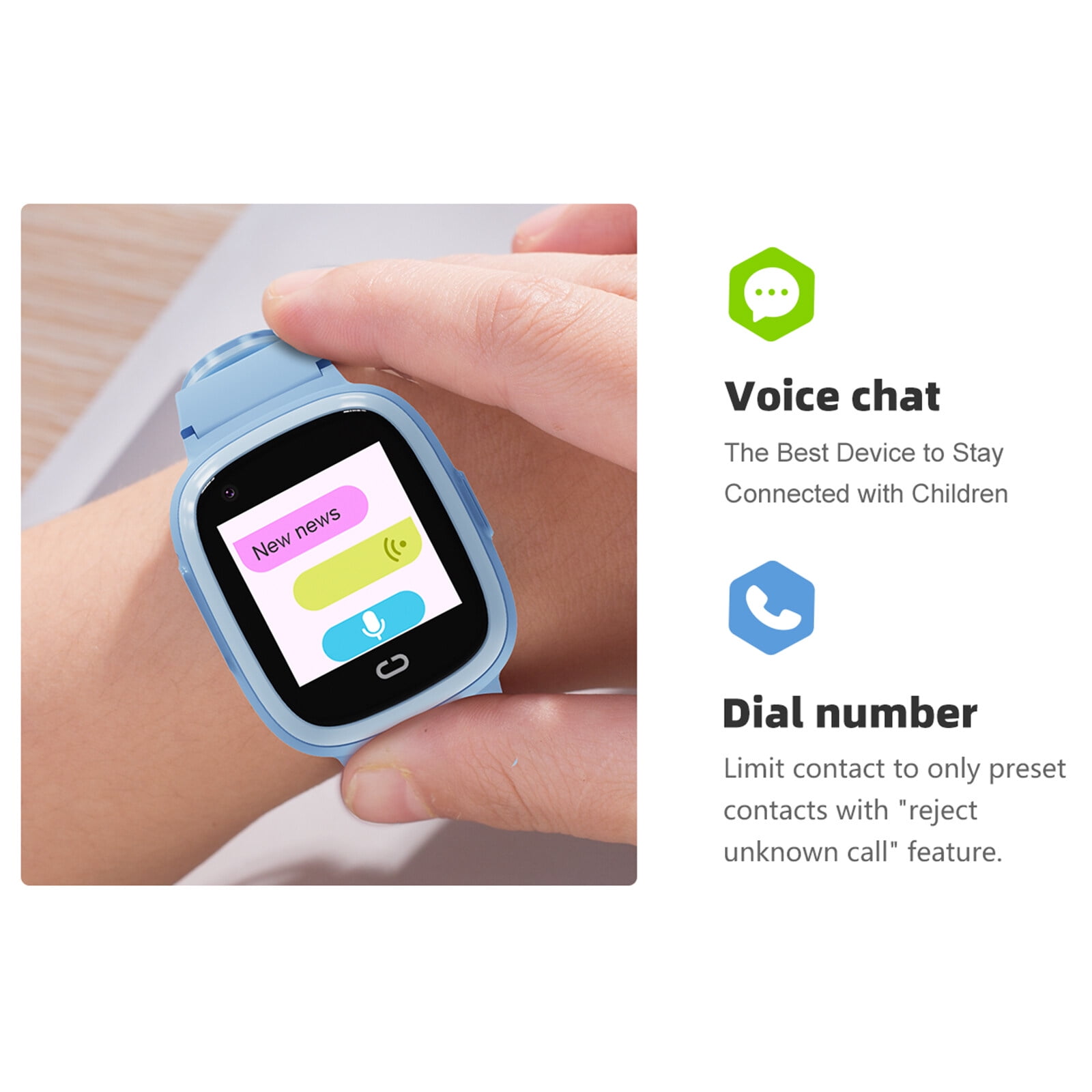 LT30 4G Kids Smart Phone Call Watch Video Chat LBS GPS WiFi SOS Monitor Camera IP67 Waterproof Clock Child Voice Chat Baby Smartwatch With SIM Card Slot - Image 3