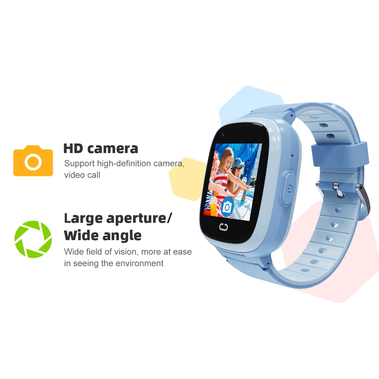 LT30 4G Kids Smart Phone Call Watch Video Chat LBS GPS WiFi SOS Monitor Camera IP67 Waterproof Clock Child Voice Chat Baby Smartwatch With SIM Card Slot - Image 2
