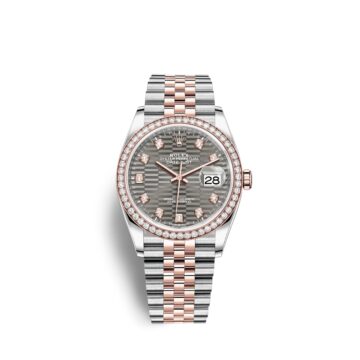 Rolex Datejust 36mm, Oystersteel and 18k Everose Gold, Ref# 126281rbr-0029 1:1