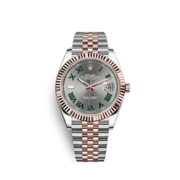 Rolex Datejust 41, 18k Everose Gold and Stainless Steel, 41mm, Ref# 126331-0016 1:1
