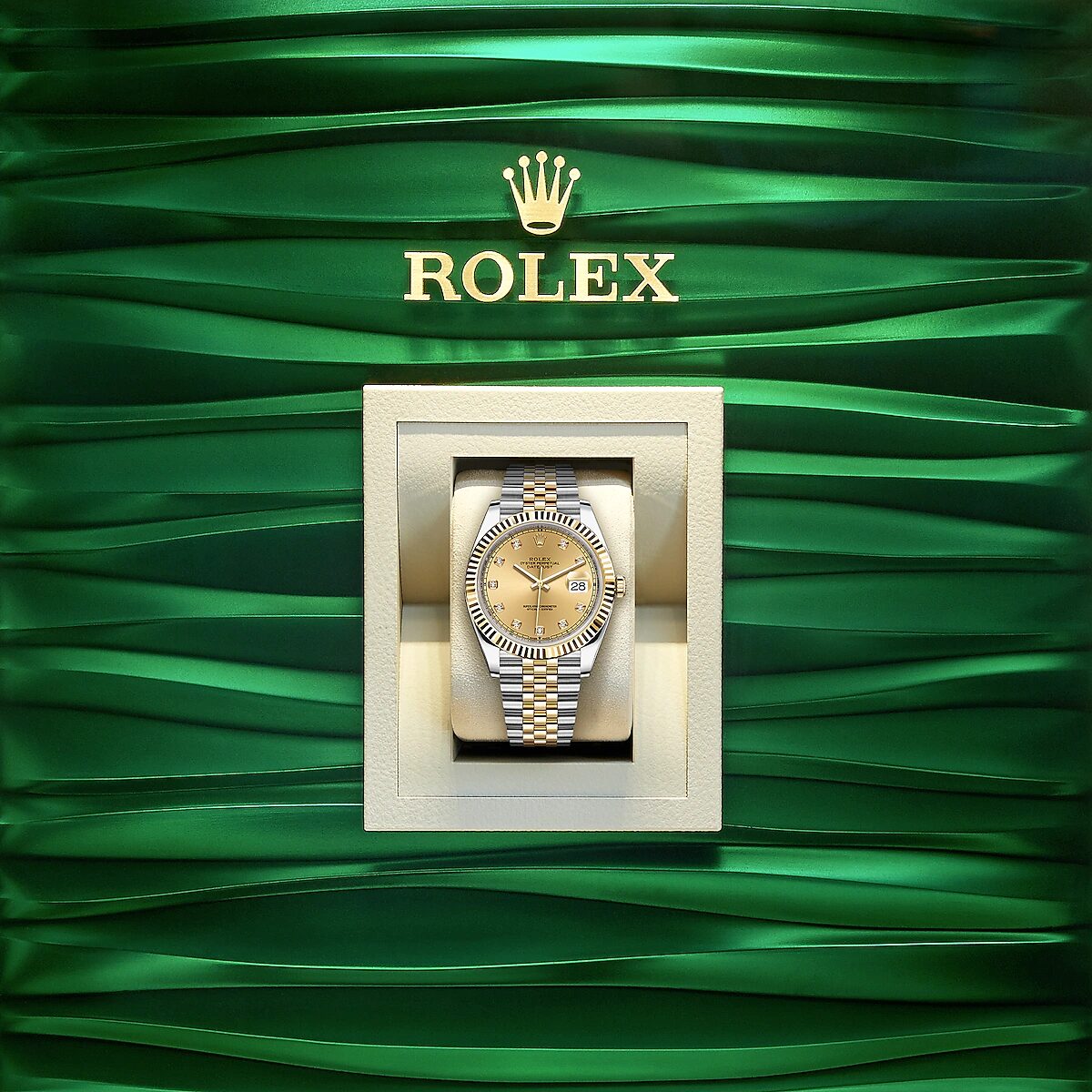 Rolex Datejust 41, 18k Yellow Gold and Stainless Steel, 41mm, Ref# 126333-0012 1:1 - Image 5