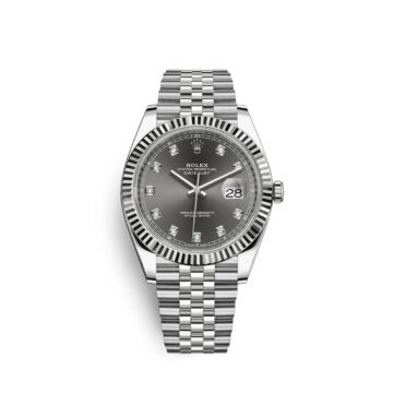 Rolex Datejust 41, Stainless Steel and 18k White Gold, 41mm, Ref# 126334-0006 1:1
