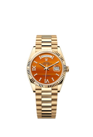 Rolex Day-Date 36, 18k Yellow Gold with Diamond-set, 36mm, Ref# 128238-0088 1:1