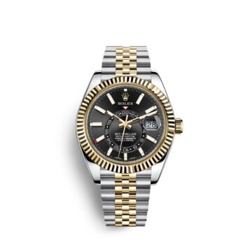 DISCONTINUED Rolex Sky-Dweller 42mm, Oystersteel and 18k Yellow Gold, Ref# 326933-0005 1:1